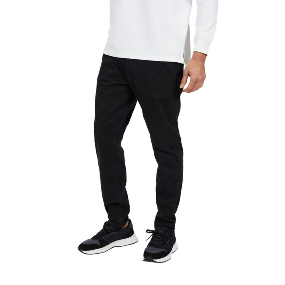 Brave Soul Mens Twill Chinos / Black